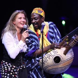 Dominique Dimey at babou Diébaté au Cirque d'Hiver