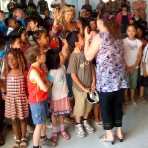 Dominique Dimey avec UNICEF