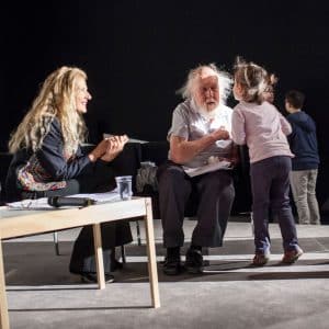 Dominique Dimey et Hubert Reeves / Rencontres avec des enfant avec le Cnes