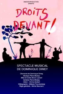 Visuel spectacle Droits devant ! Image seule bd