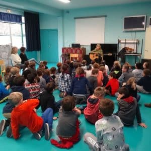 Dominique Dimey Rencontre dans une école