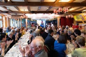 Dominique Dimey Le diner des poètes à La Bonne Franquette Montmartre